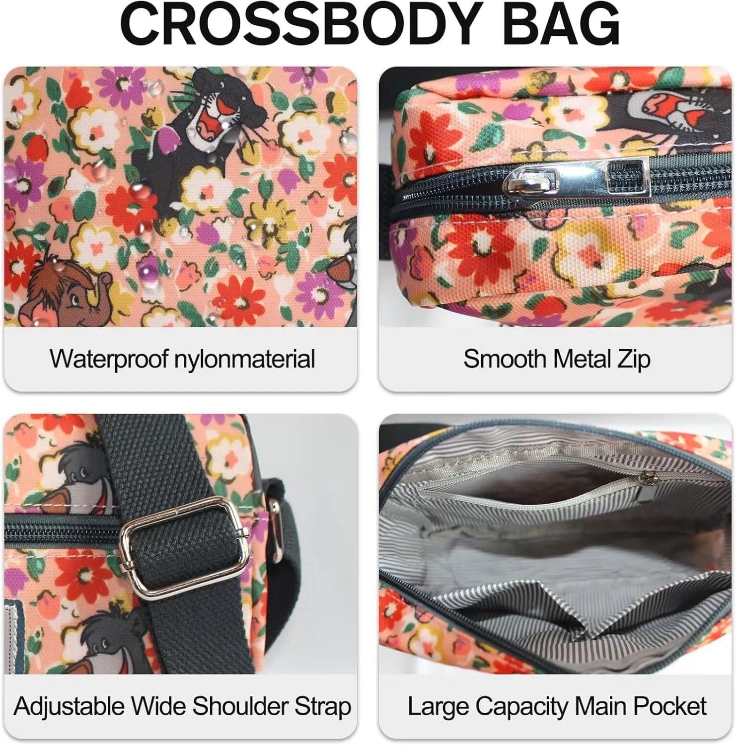 Cross body Bags for Women Lightweight Mini Crossbody Bags Everyday Bag Small Purses Travel Shoulder Bag Ladies Handbags