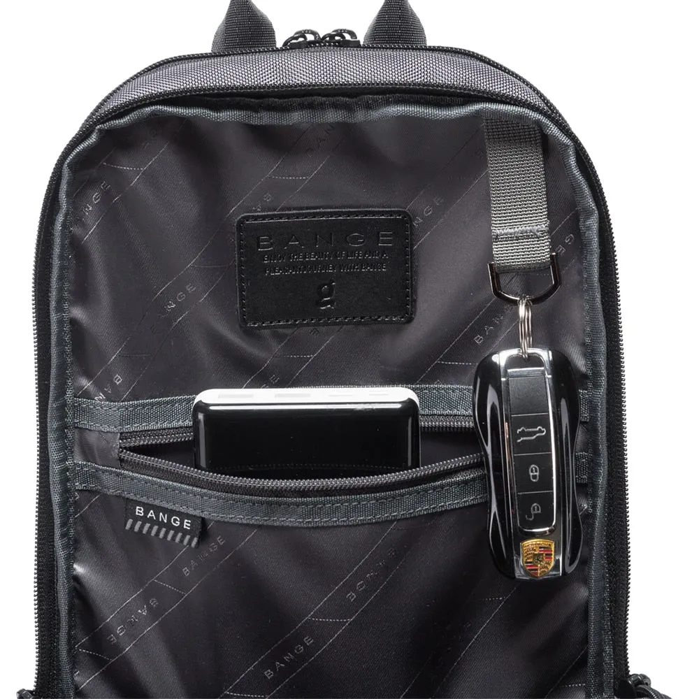 Cross Body Sling Style City Bag with USB Charging Port