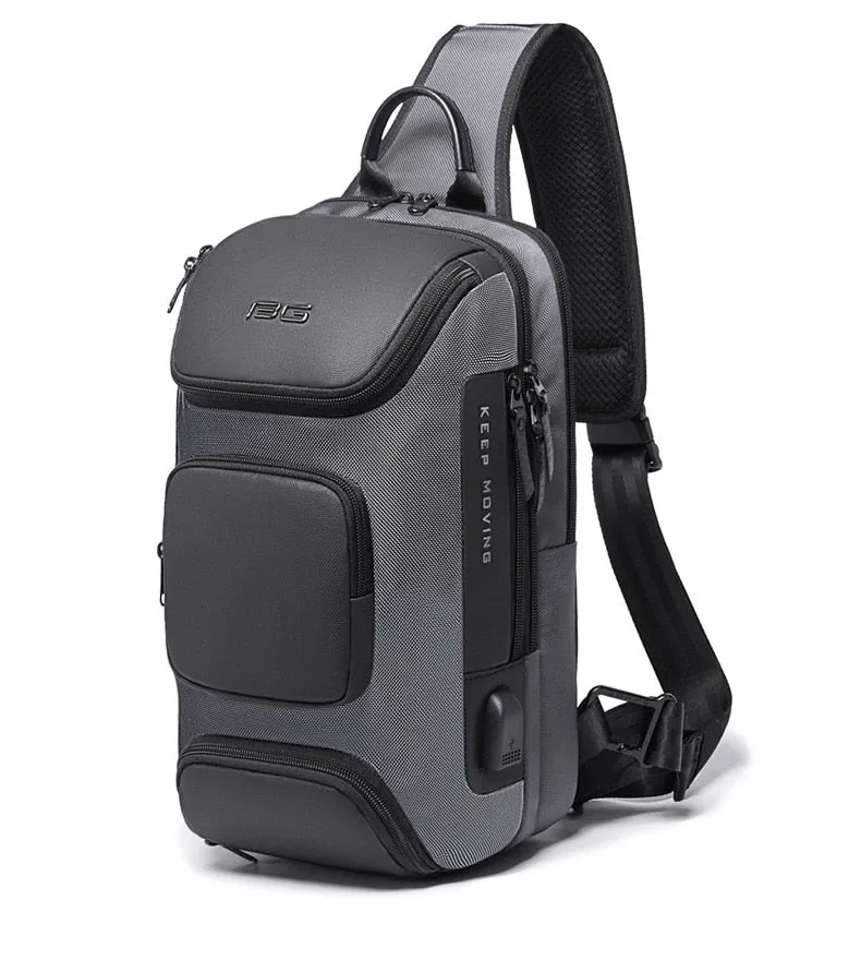 Cross Body Sling Style City Bag with USB Charging Port