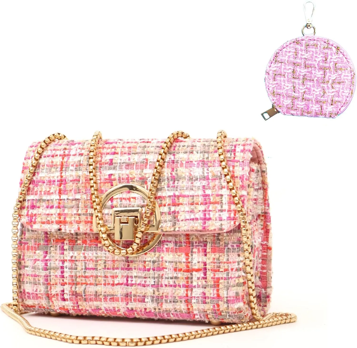 Crossbody Purses for Women Leather Small Cross Body Bags Cute Designer Handbags Chain Ladies Shoulder Bags Clutch