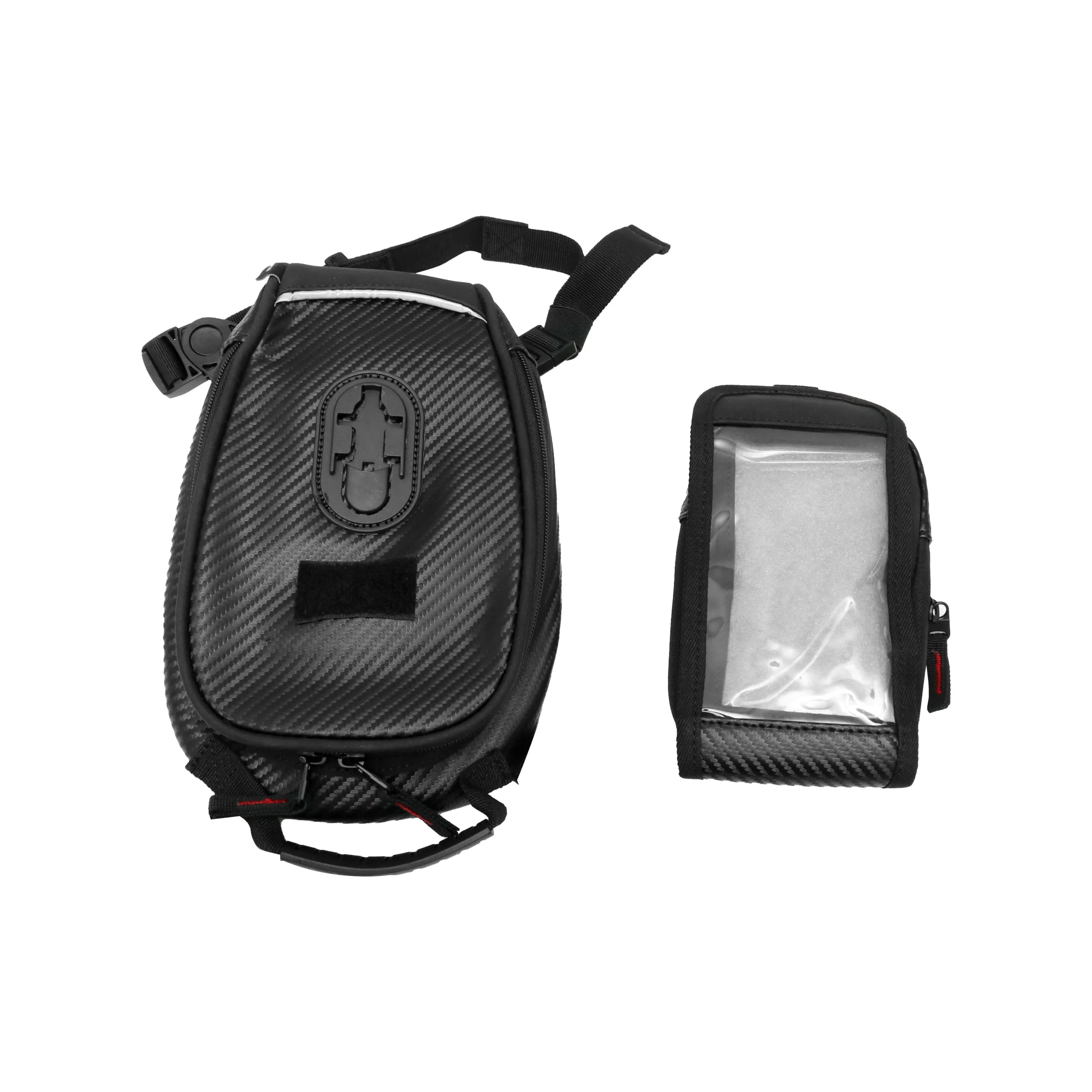 CUCYMA Outdoor Cycling Waterproof Mobile Phone Navigation Leg Bag with magnet CB-1607, Black - EB11237548