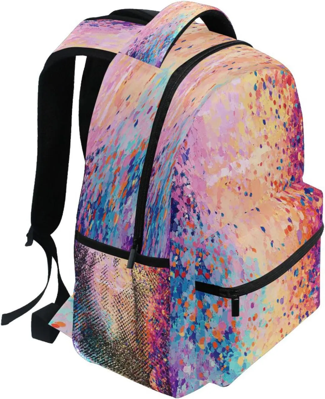 Cute Backpack for Teens Boys Girls Fashion Laptop Bookbag with Chest Strap for College Work Lightning