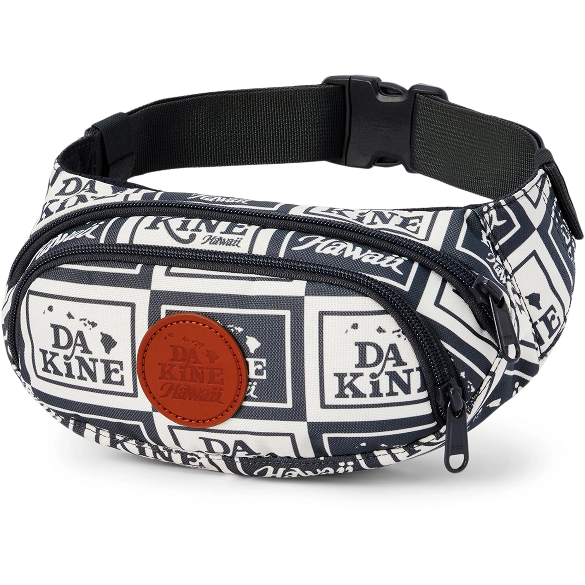 DAKINE HIP PACK HAWAII - ASPHALT CHECKER/BLACK
