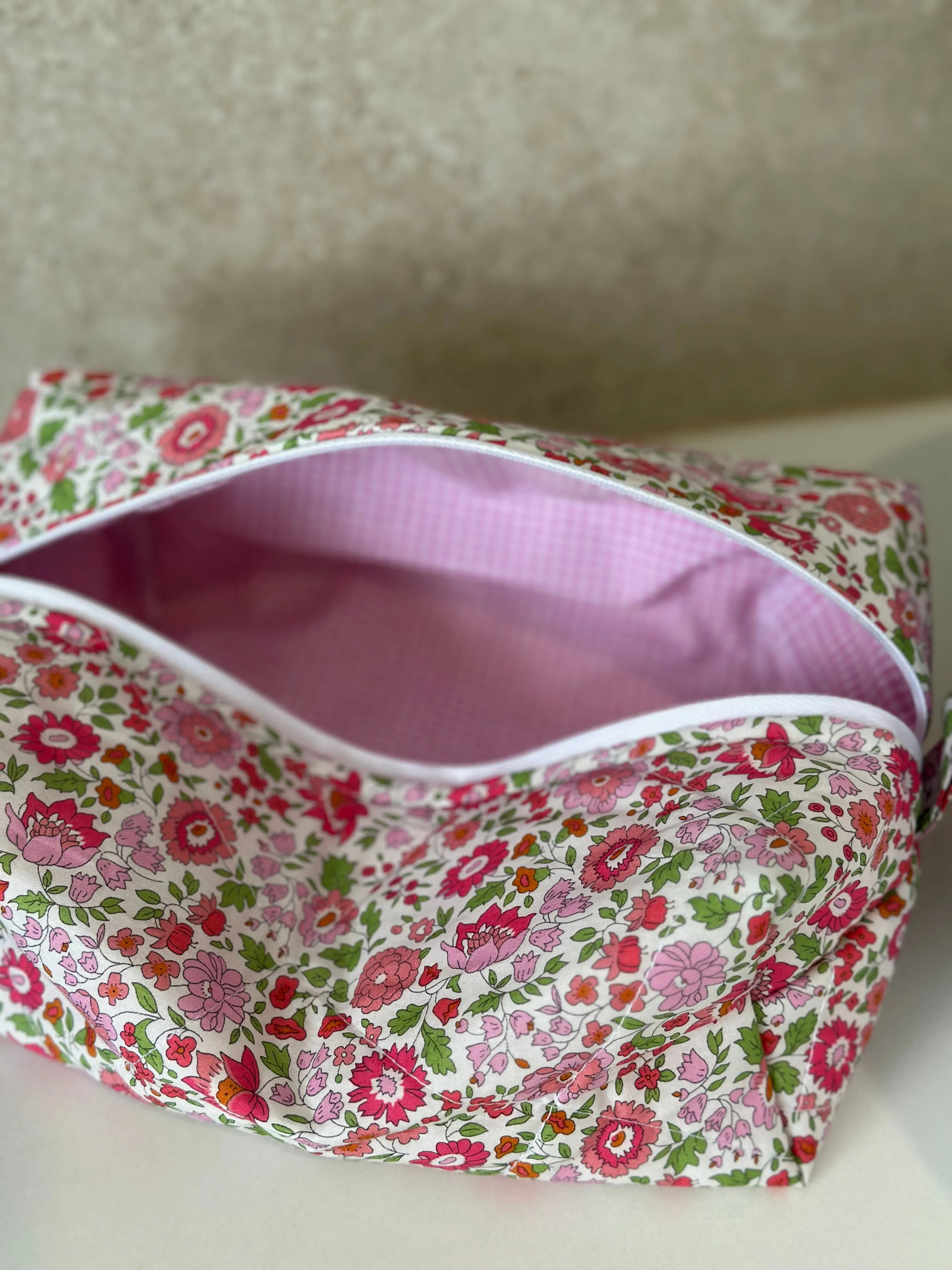 Danjo C Liberty   Pink Gingham Bag