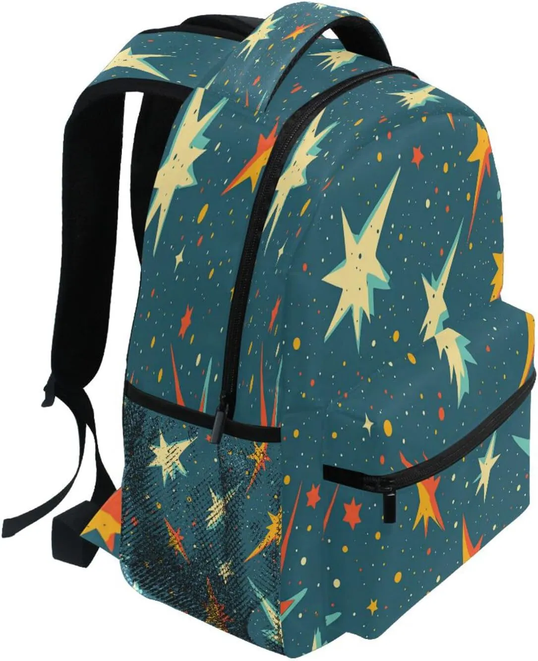 Day Backpack for Women Men Fashion Laptop Bag with Chest Strap Gift Men & Women Lightning Puffs Adventure Style