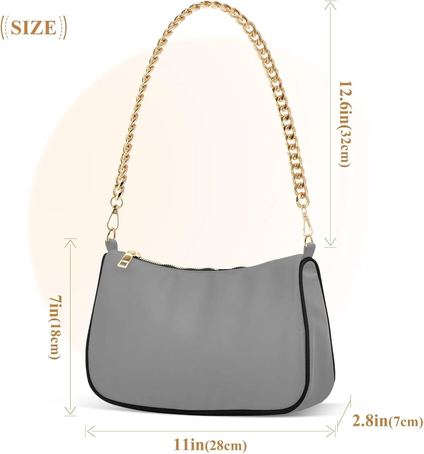 Deep Dark Gray Mini Purses for Women, Womens Shoulder Bags Crossbody