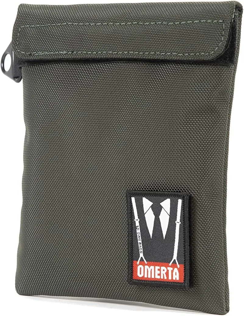 DIME BAGS Capo Carbon Filter Pouch Dual Seal | Carbon-Lined Pouch (6 Inch, Green)