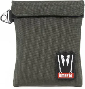 DIME BAGS Capo Carbon Filter Pouch Dual Seal | Carbon-Lined Pouch (6 Inch, Green)