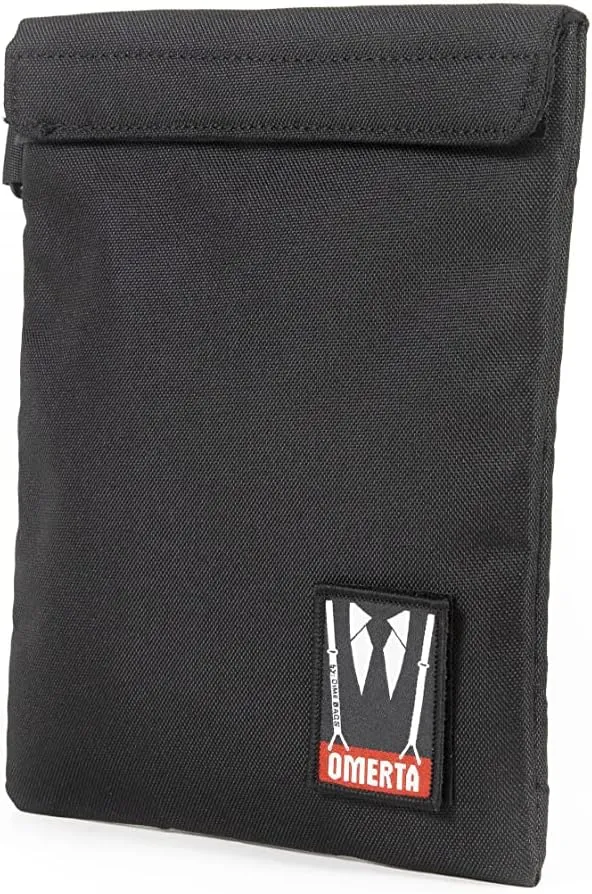 DIME BAGS Capo Pouch Dual Seal | Carbon-Lined Pouch (7 Inch, Black)