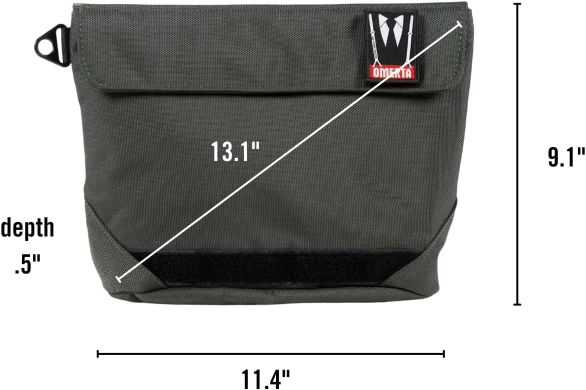 DIME BAGS Collector Carbon Filter Bag | Pouch with Dual- Seal (12 Inch, Green)