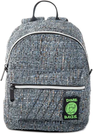 DIME BAGS - Festy Bound, Stylish Mini Backpack with (Hemp Material, Static Blue)