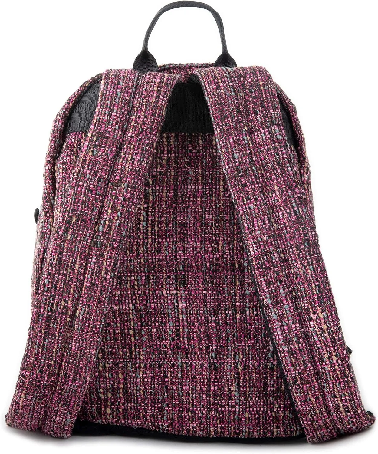 DIME BAGS - Festy Bound, Stylish Mini Backpack with (Hemp Material, Static Pink)