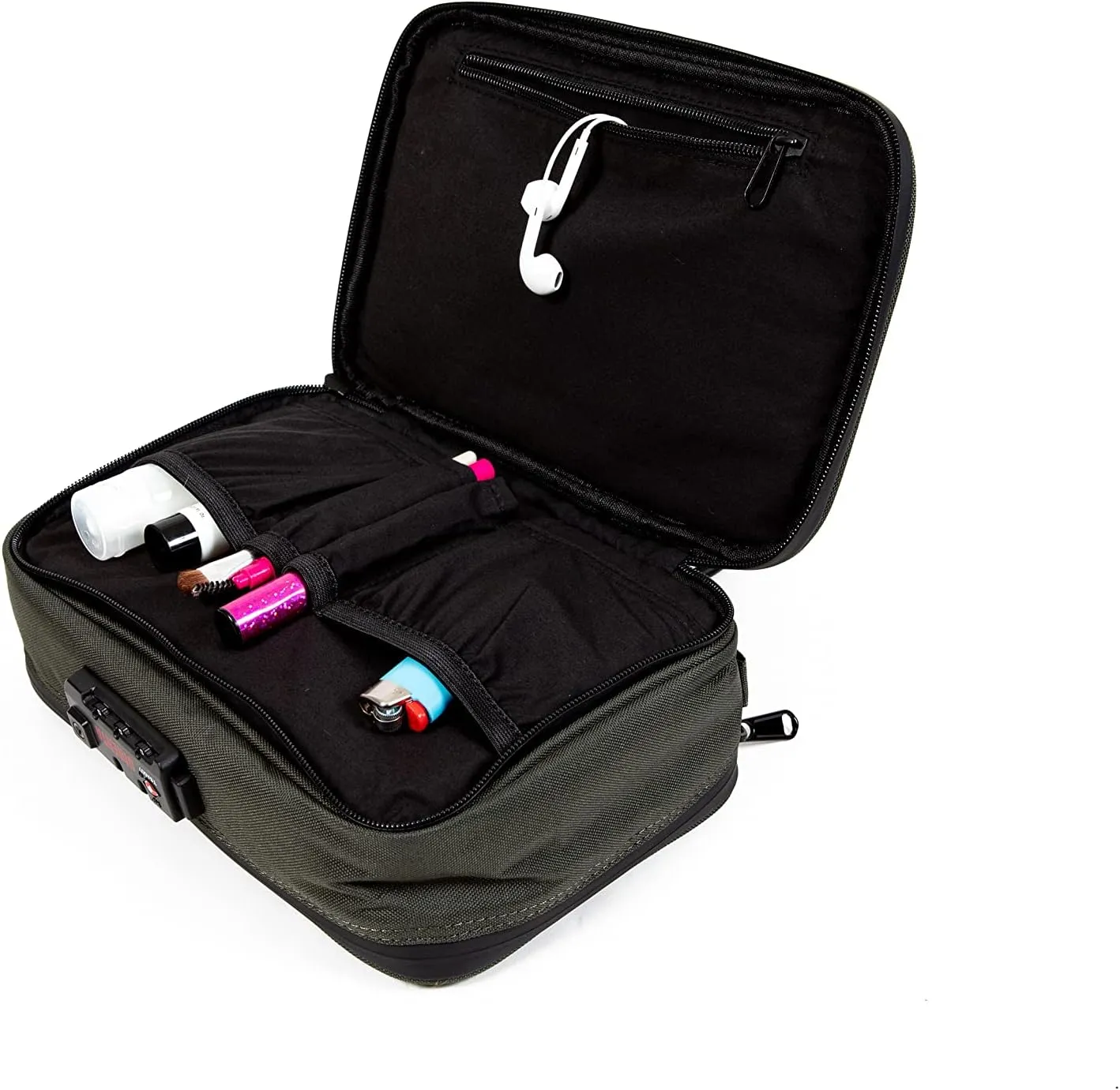 DIME BAGS Goodfella with Lock | Carbon Filter Locking Padded Pod | Activated Carbon Technology and TSA-Approved Combination Lock