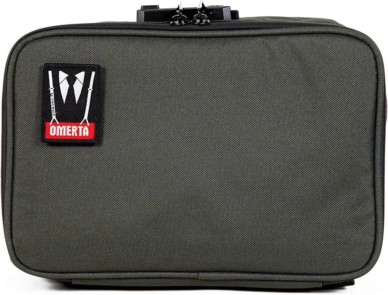DIME BAGS Goodfella with Lock | Carbon Filter Locking Padded Pod | Activated Carbon Technology and TSA-Approved Combination Lock
