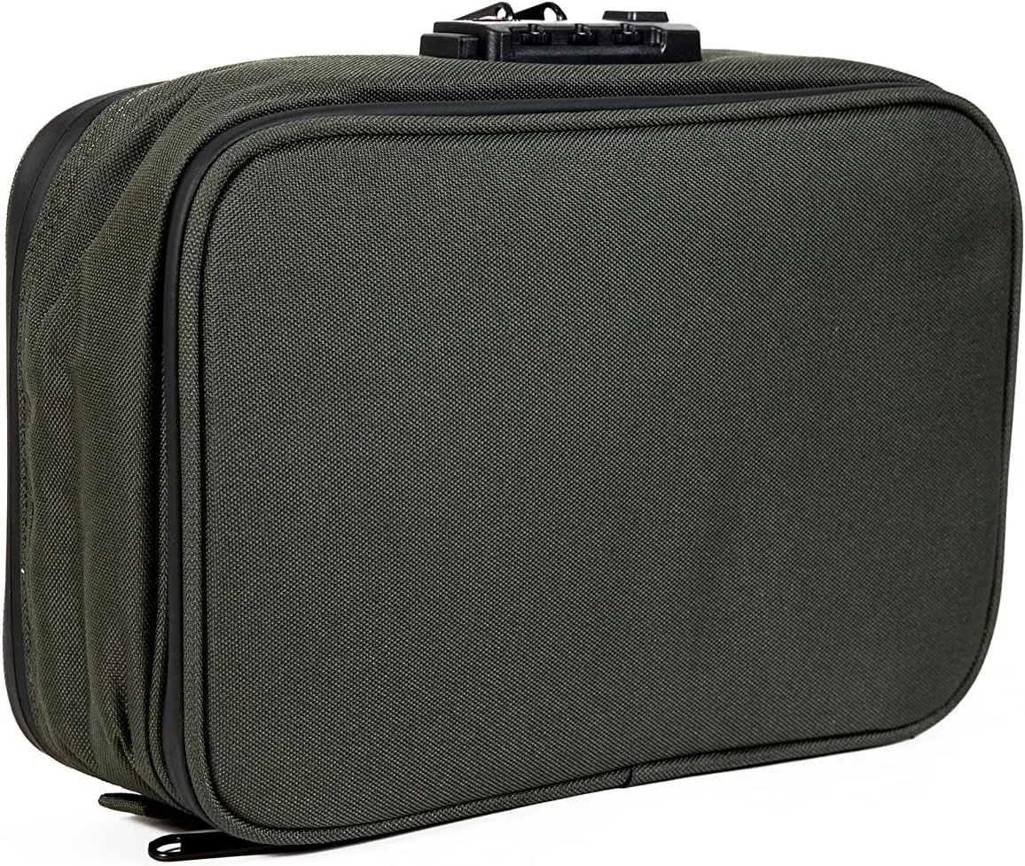 DIME BAGS Goodfella with Lock | Carbon Filter Locking Padded Pod | Activated Carbon Technology and TSA-Approved Combination Lock
