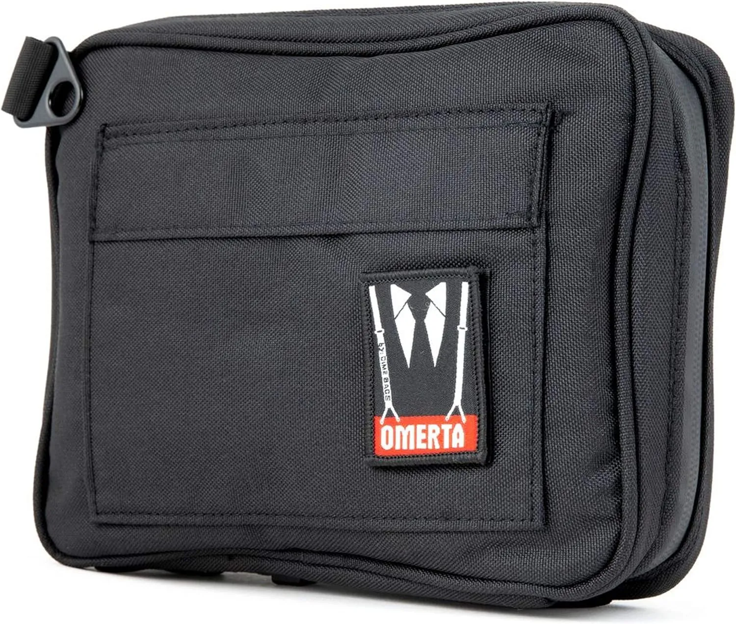 DIME BAGS Omerta Boss with Lock Padded Pouch with Activated Carbon Technology | 3-Digit Combo Lock | Low-Profile, Sleek Design