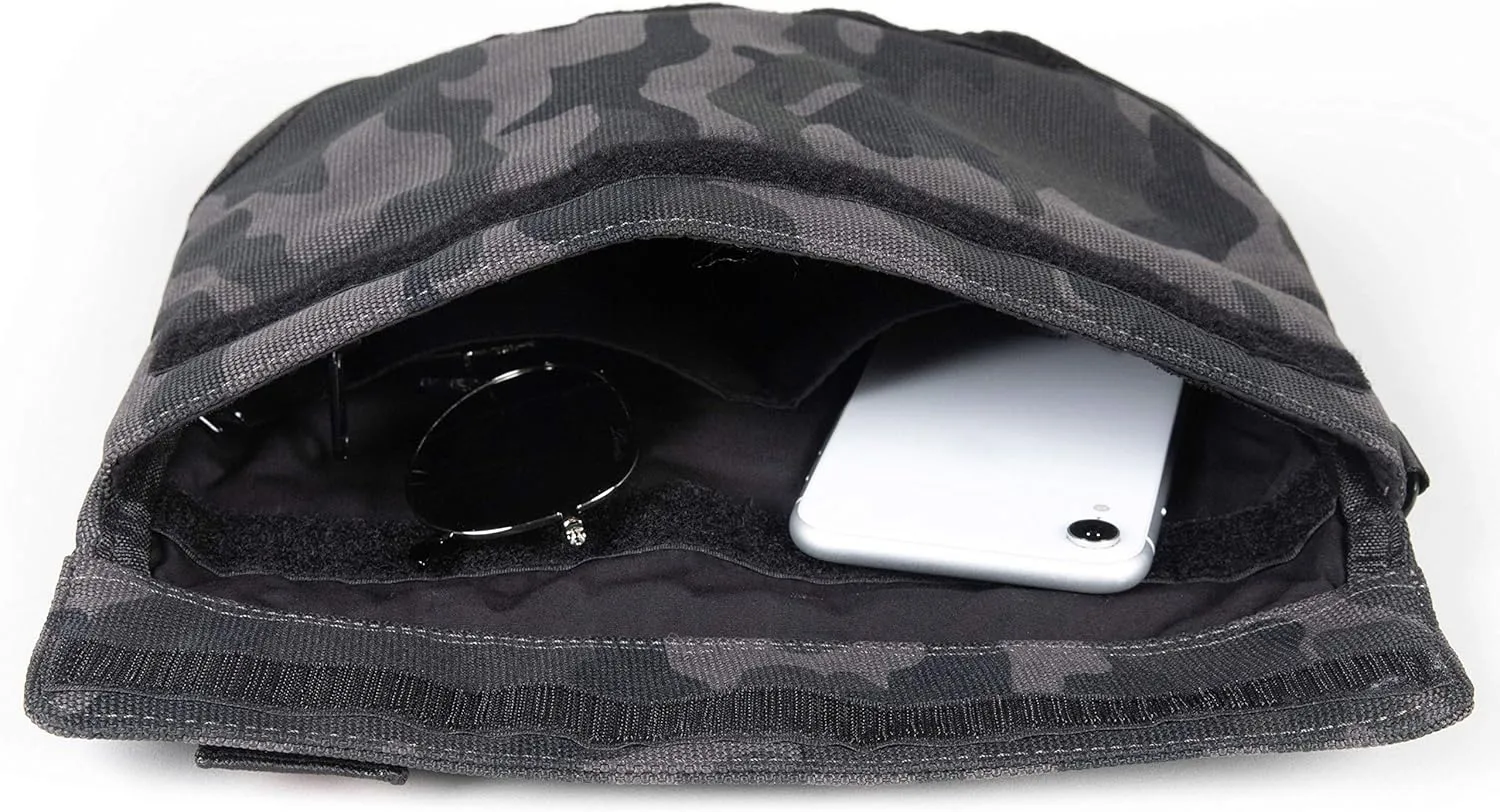DIME BAGS Spill-proof Collector Bag | Carbon-Lined Pouch with Dual Seal (12 Inch, Camo)