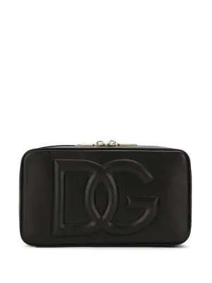 Dolce & Gabbana Dg Logo Leather Camera Bag