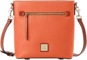 Dooney & Bourke Crossbody Bags for Women, Pebble Grain Leather Crossbody Messenger Bag with Zipper