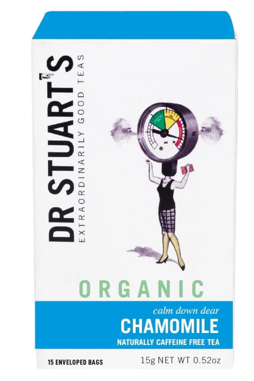 Dr Stuart's  Organic Chamomile 15 Enveloped Bags