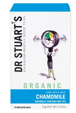 Dr Stuart's  Organic Chamomile 15 Enveloped Bags