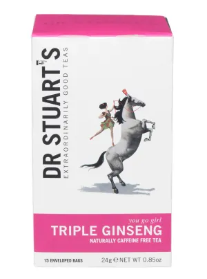 Dr Stuart's  Triple Ginseng 15 Enveloped Bags