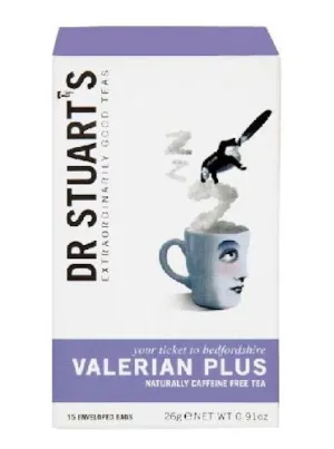 Dr Stuart's  Valerian Plus 15 Enveloped Bags