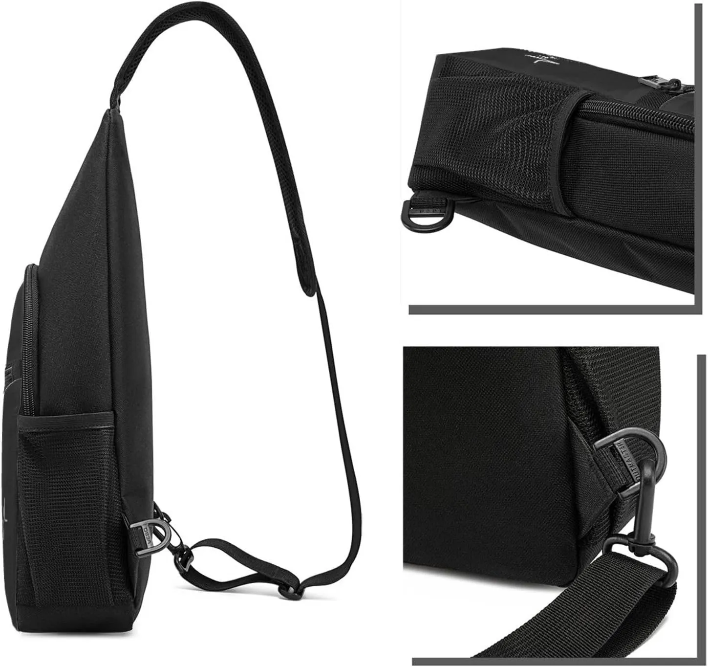 Dragonfly Heartbeat Sling Bag Crossbody Backpack Shoulder Casual Daypack Bags for Men Women