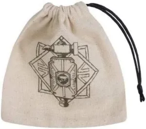 Dwarven Beige & Black Basic Dice Bag