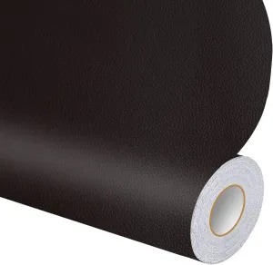 DXBULL Large Leather Repair Patch 17.3x78.7 inch Repair Tape Self-Adhesive for Furniture Sofas Car Seats Chair Couches Handbags Jackets Decorative Home Hotel Wall (Black)