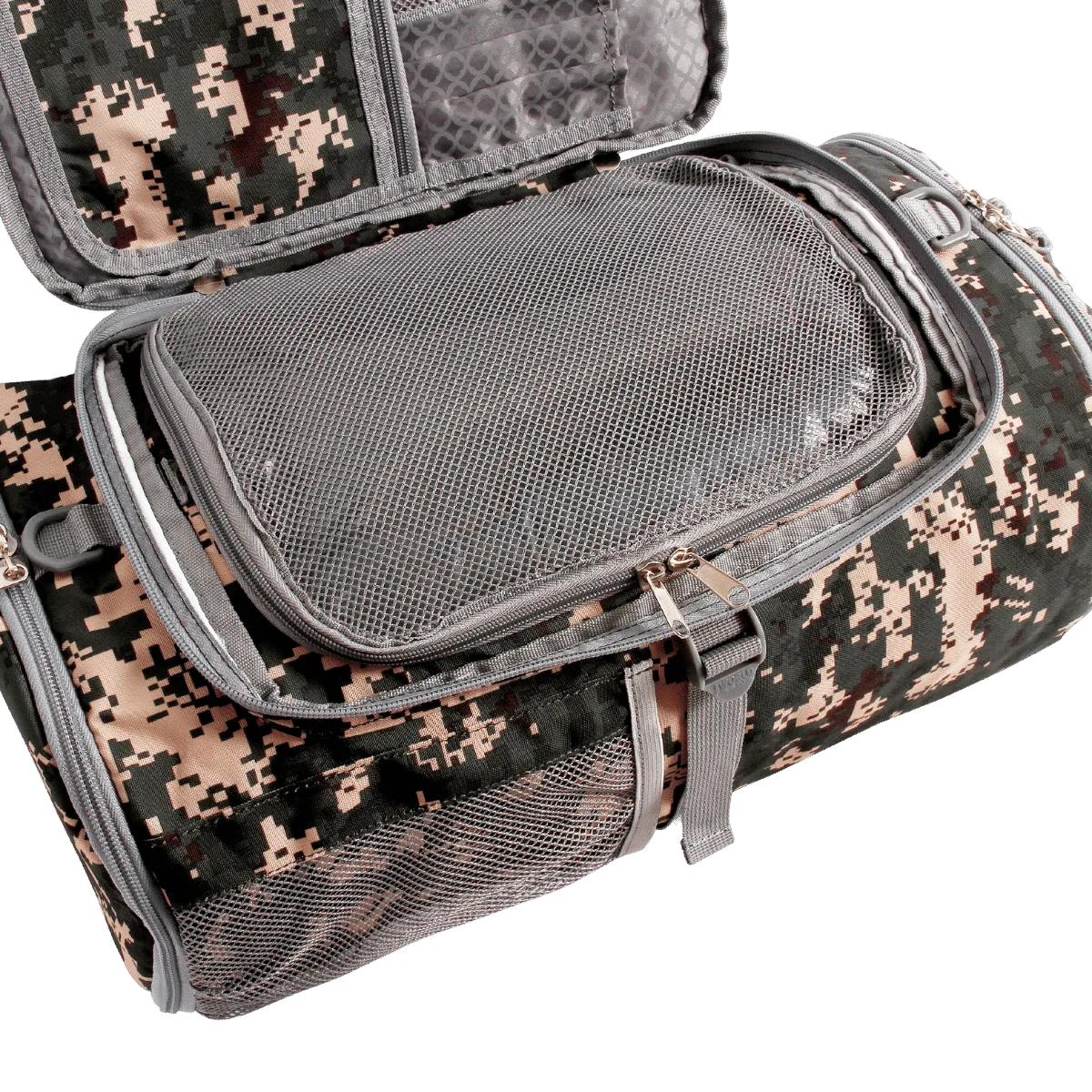 Dylan Multi-Purpose 2-Way Duffel Backpack in Green Camo - Final Sale