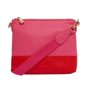 Elms   King - Avoca Crossbody - Fuchsia & Red