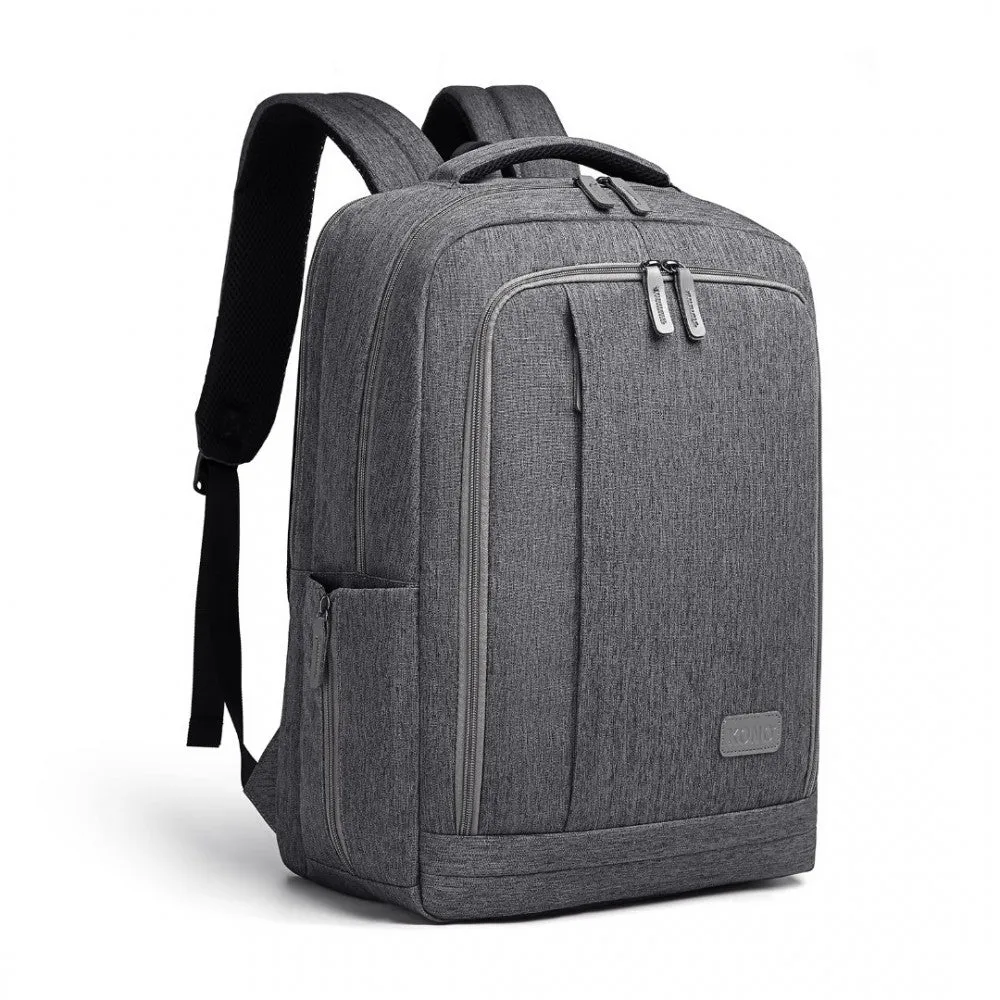 Em2111 - Kono Multi-compartment Backpack With Usb Port - Black