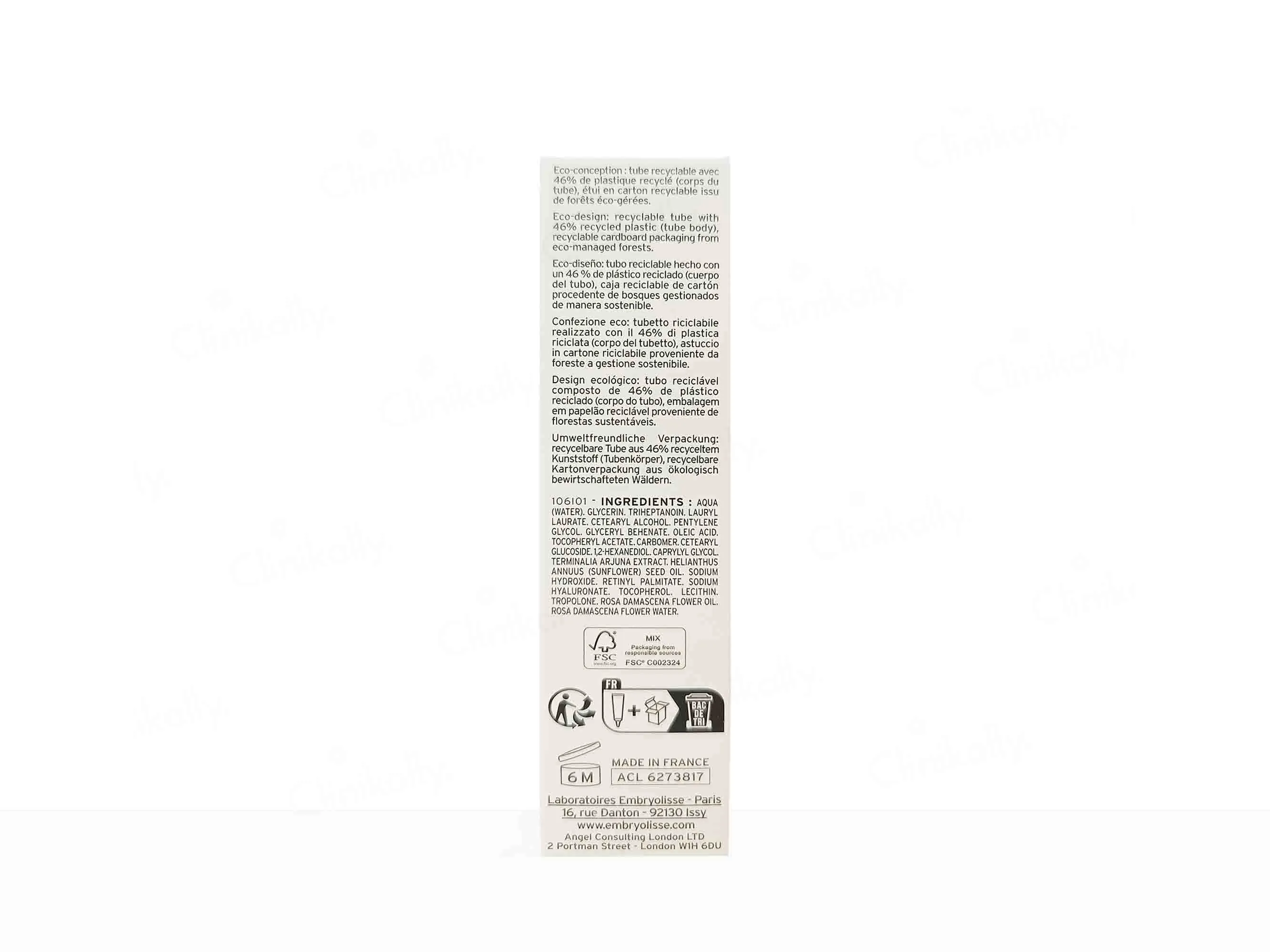 Embryolisse Smoothing Eye Contour Care