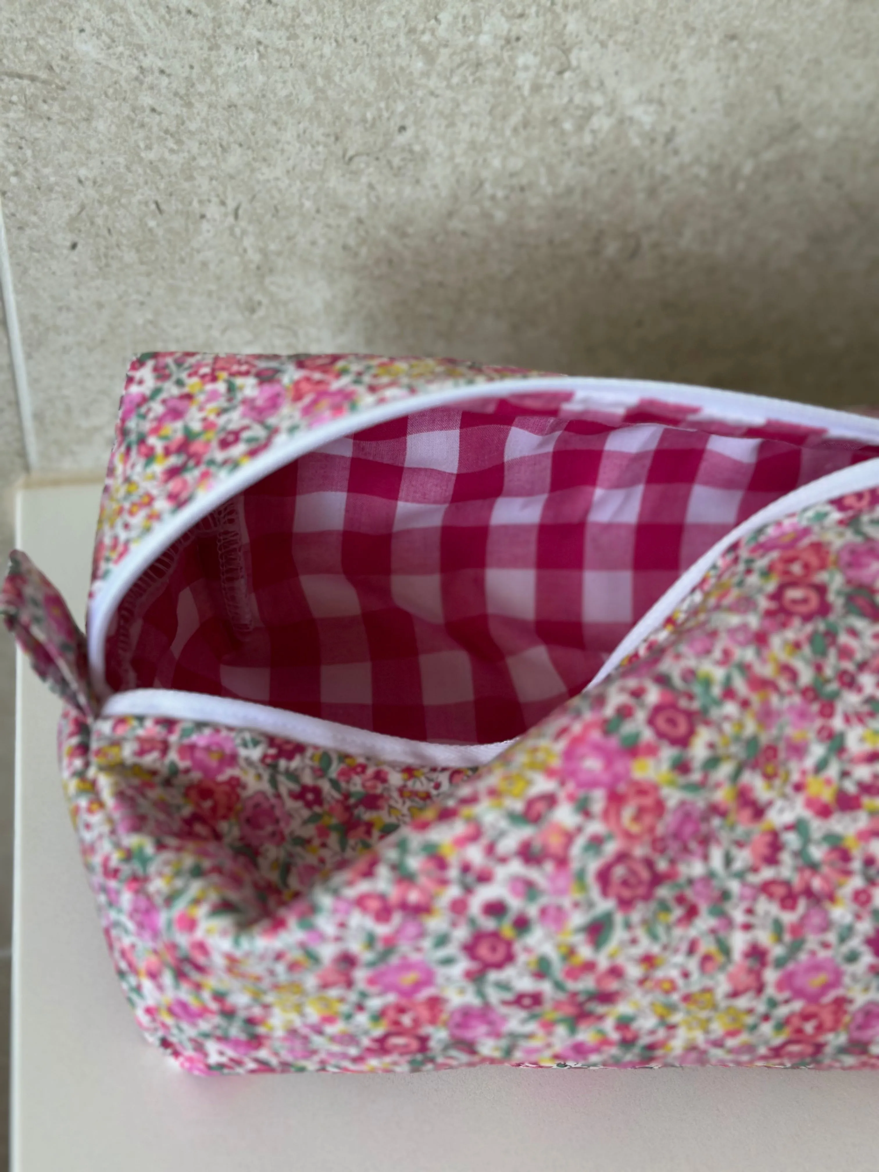 Emma & Georgina N   Pink Gingham Bag
