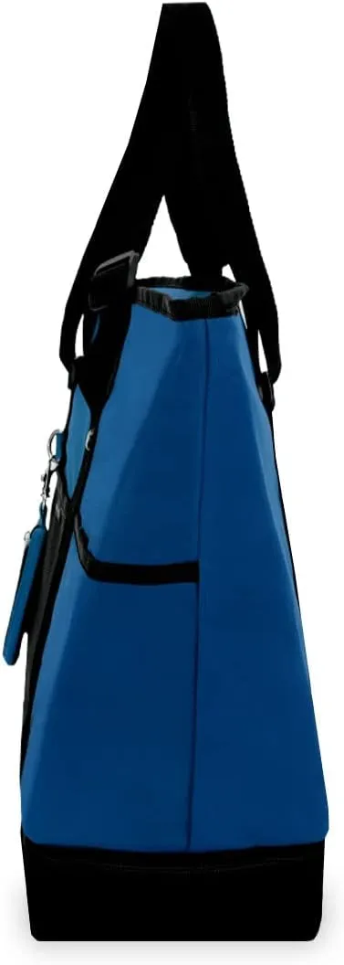 Everest Luggage Deluxe Shopping Tote, Royal Blue/Black, Royal Blue/Black, One Size