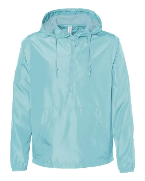 EXP54LWP Independent Trading Co. - Unisex Lightweight Quarter-Zip Windbreaker Pullover Jacket