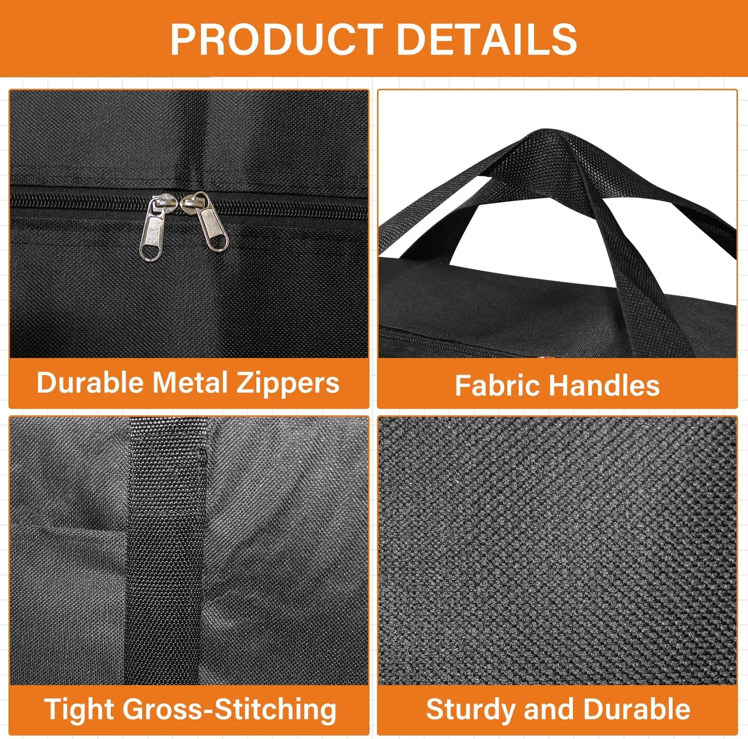 Extra Large 51" Sports Duffle Bag-218L Zipper Duffel Travel Sports Equipment Bag,Travel Duffel Luggage Bags with Upgrade Zipper, Sturdy & Water Resistant