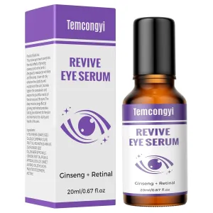 Eye Face Serum, Firming Anti-Wrinkle Serum, Reduces Eye Bags, Dark Circles, with Vitamin E, Helps Anti-Aging Eye Serum, 0.7 oz