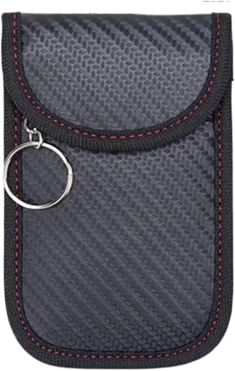 Faraday Key RFID Electromagnetic Shielding Bag Credit Card Blocker Case Keyless Entry Car Theft Bags ﻿Key Case(Small)