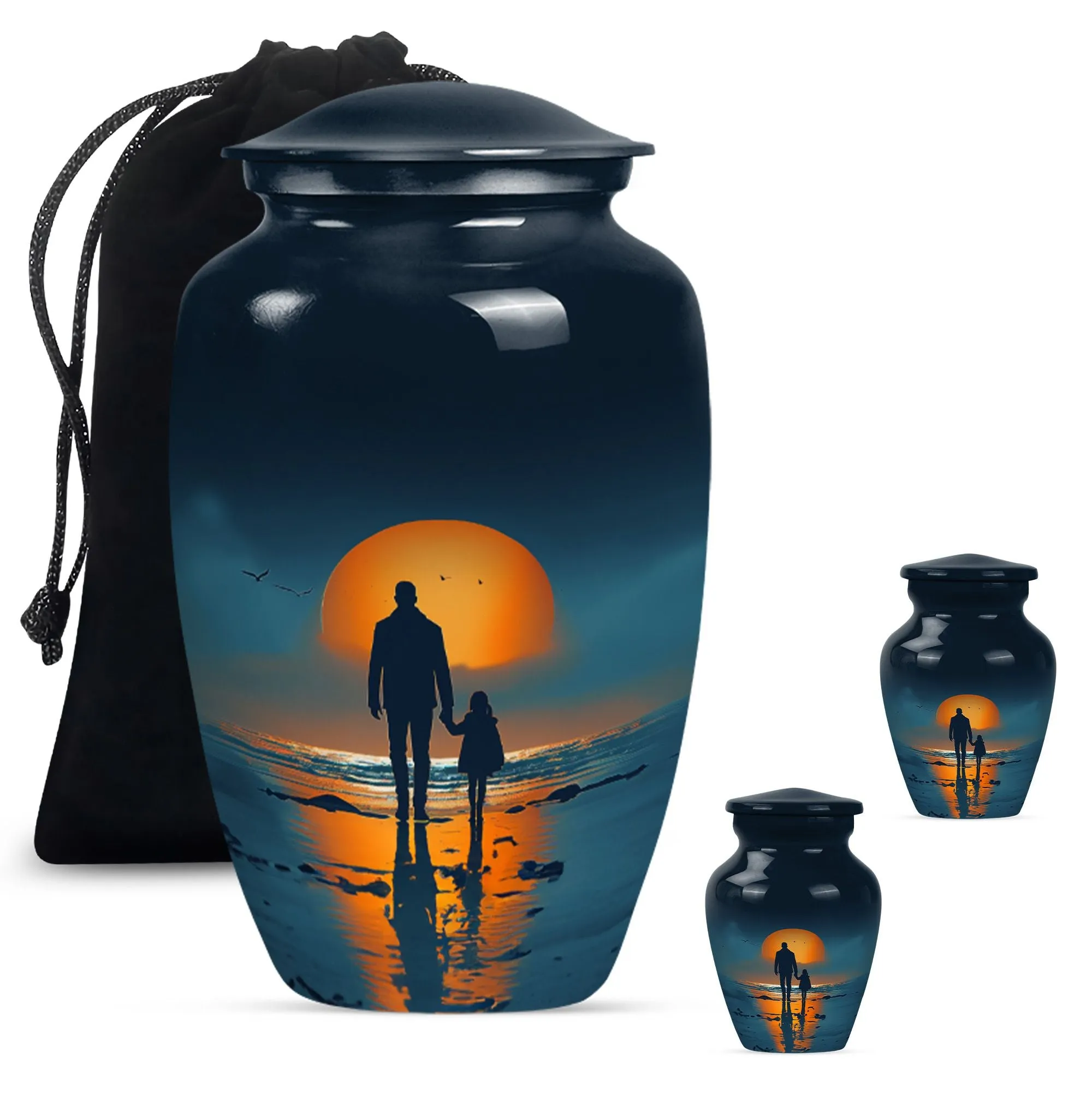 Father Keepsake For Human Ashes Set Of 4 Funeral, Ashes Urn For Ashes