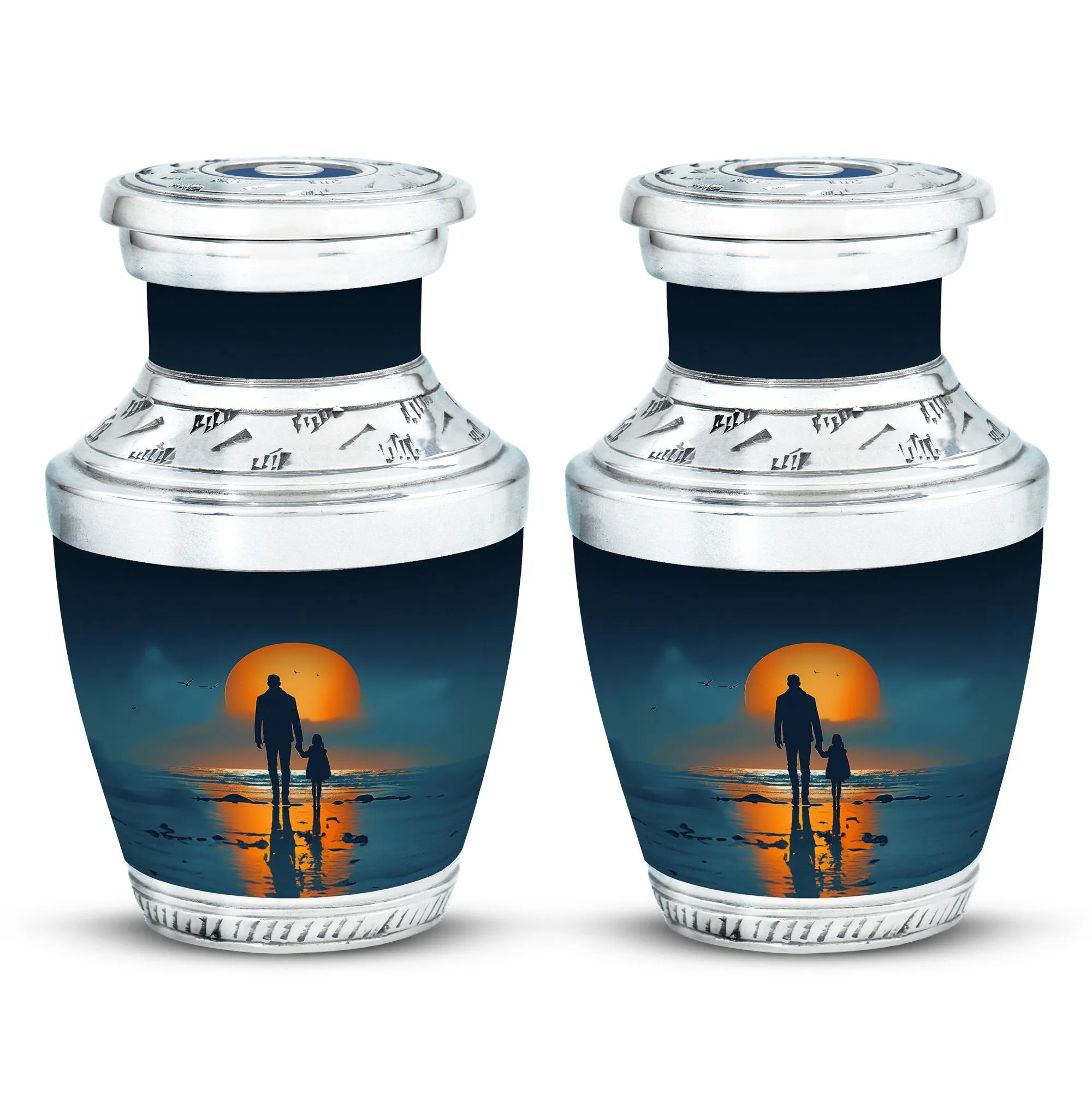 Father Keepsake For Human Ashes Set Of 4 Funeral, Ashes Urn For Ashes