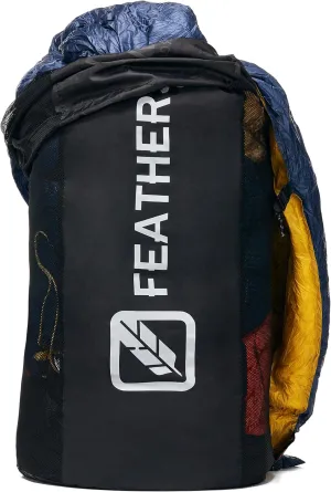 Featherstone Extra Large Mesh Storage Bag 115 Liters - Versatile Polyester Netted Bags for Storing Outdoor Gear, Sleeping Bag or Quilt, Laundry, or Other Sport Equipment