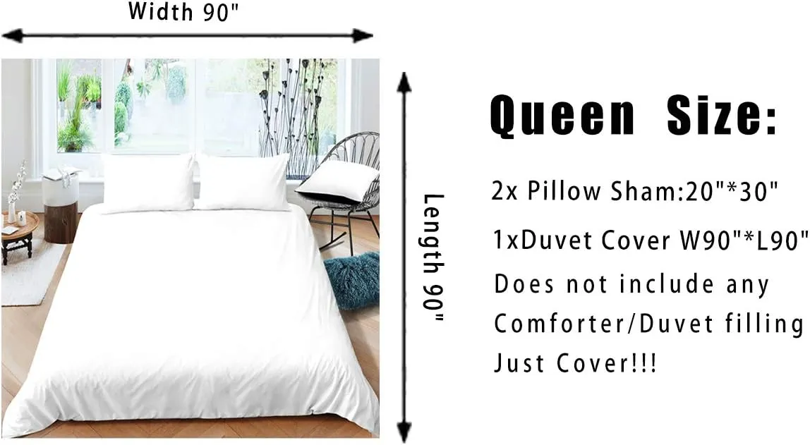 Feelyou Kids Dirt Bike Bedding Set Extreme Sports Duvet Cover Set for Kids Boys Girls Racing Motocross Comforter Cover Motorcycle Honeycomb Quilt Cover Bedroom Collection 3Pcs Queen,No Comforter