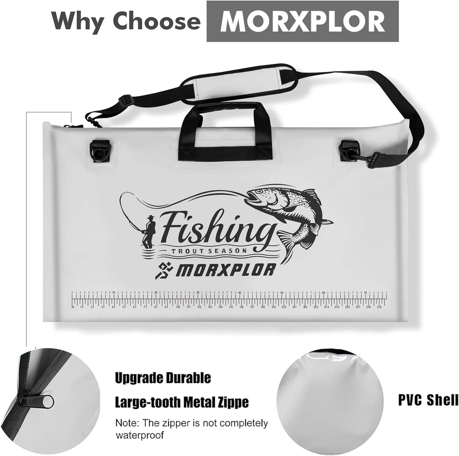 Fish Bag Heavy Duty Tournament Fishing Weigh in Bag 26x23 19x34 inches