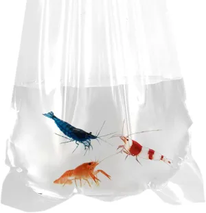 Fishery Bags 4 Inches Leak Proof Rounded Bottom Clear Plastic Fish Bags for Shrimps and Betta Fish Transport. (4" x 12" / 1000 Pack / 4 Mil)