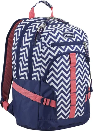 FUEL Hiking Laptop Backpack, College Bookbag, Travel Daypack with 5 Compartments, Dynamo Tech Pocket, 18.5 Inches