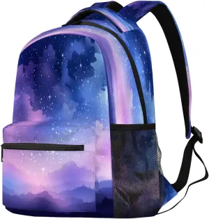 Galaxy Sky Laptop Backpack for Adult Women Men Nebula Explosion Casual Daypack with Compartment & Multiple Pockets Book Bags Travel Bag