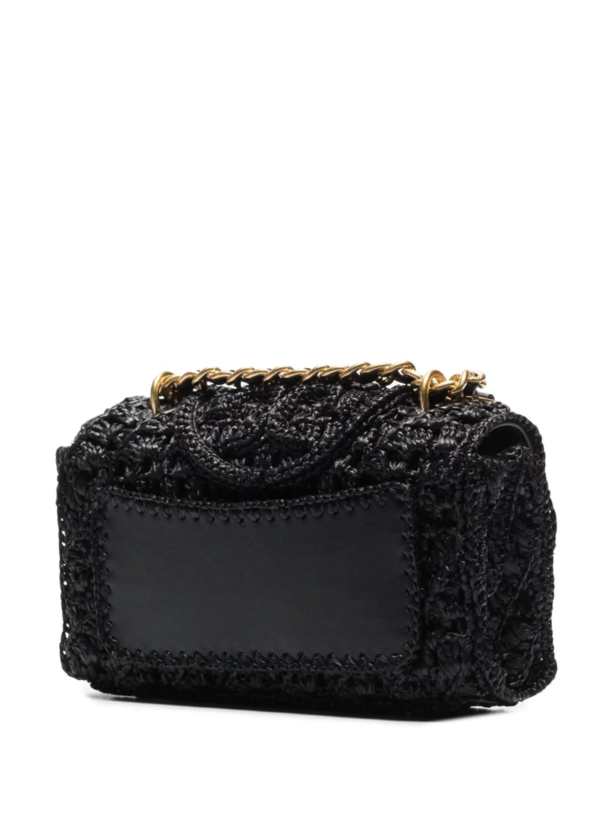 Get it before it's small High-tech-enabled shoulder bag Fleming raffia