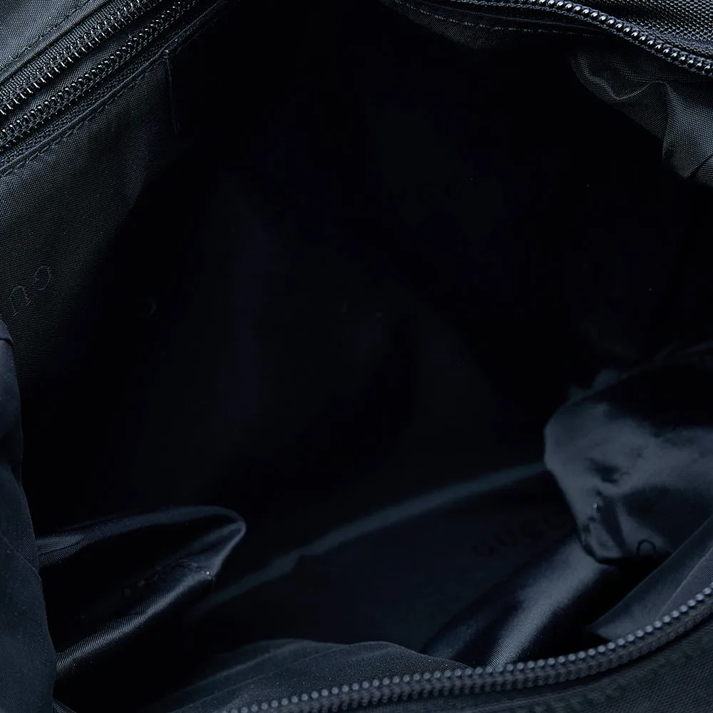 Gucci Black Nylon and Leather Hobo